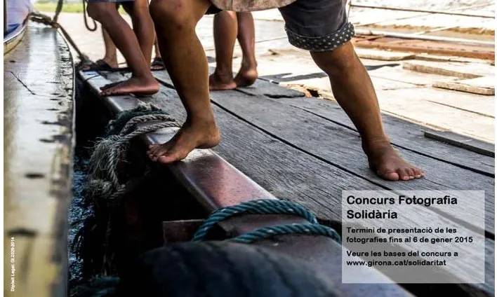 Cartell del Concurs de Fotografia Solidària
