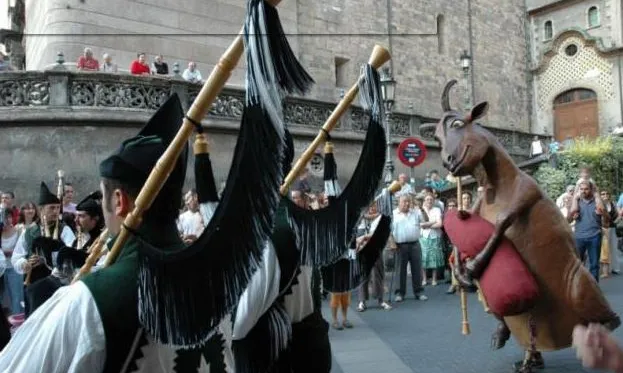 Imatge del Cornamusam d'Olot. Foto: Associació de Cultura Popular de la Garrotxa "El Til·ler".