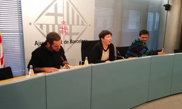Imatge de la presentació Diagnosi 2015. La situació de sensellarisme a Barcelona. Font: twitter de l'ajuntament de Barcelona.