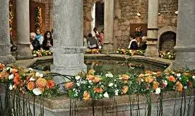 Banys àrabs, a Girona, durant la festa de Temps de Flors