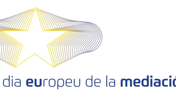 Logotip del Dia Europeu de la Mediació. Font: Departament de Justícia
