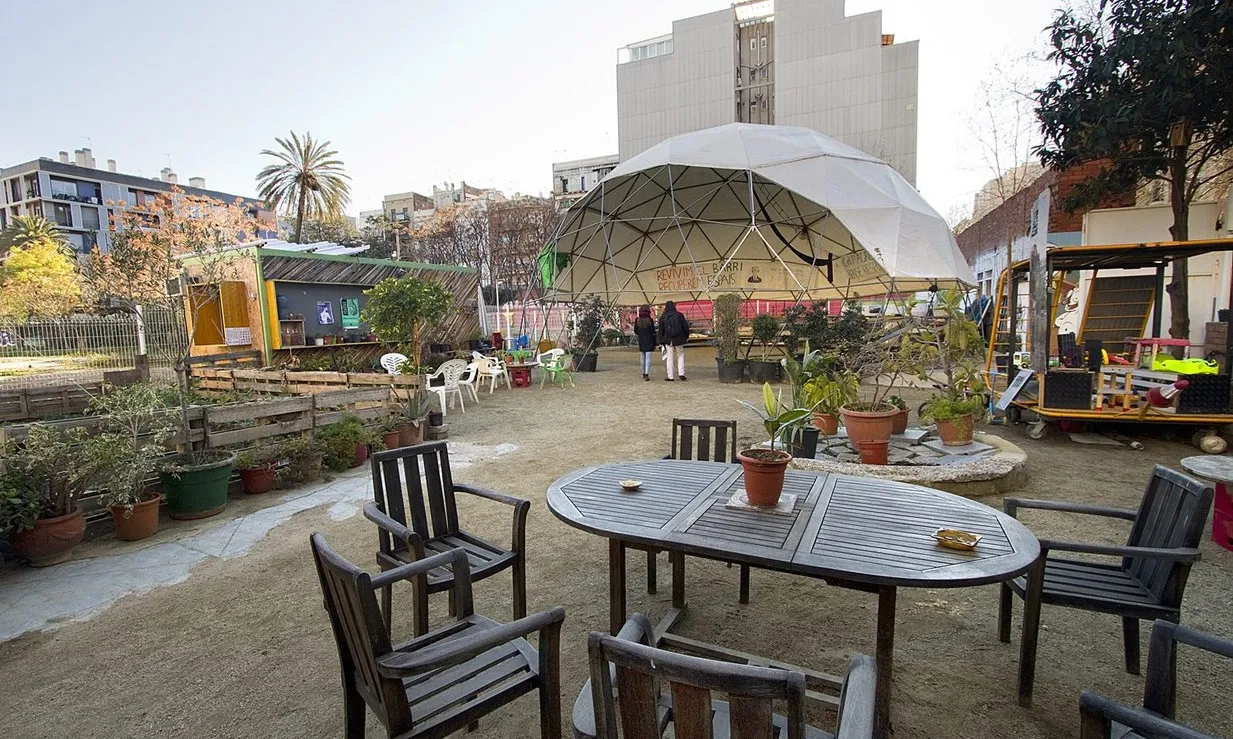 Una vista d'aquest espai comunitari. Font: Recreant Cruïlles