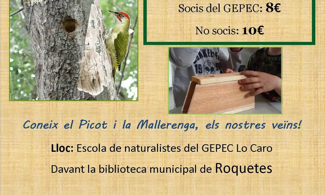 La llegenda del picot i la mallarenga, dilluns 28 amb el Gepec (imatge: Gepec.cat)