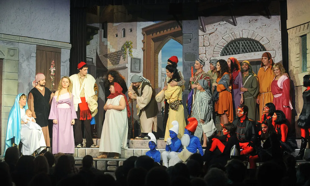 Escena dels Pastorets d'Esplugues (Font: Associació Pastorets d'Esplugues)