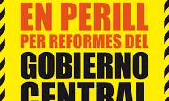 Cartell reivindicatiu contra la LRSAL. Font: web esquerra.cat