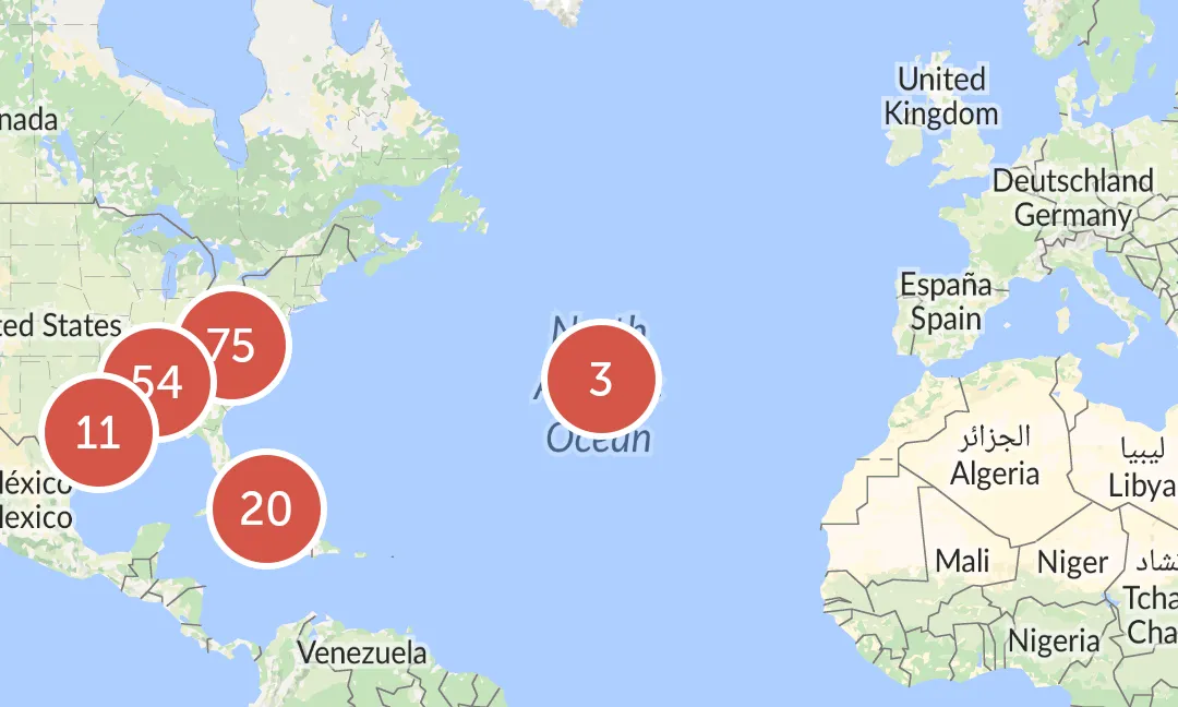 Periscope té un mapa mundial amb les connexions en directe i les emissions en diferit.