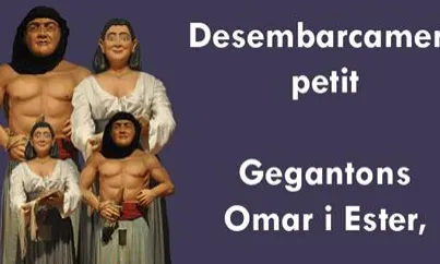 Imatge de difusió del desembarcament dels gegants a la Festa dels Pirates