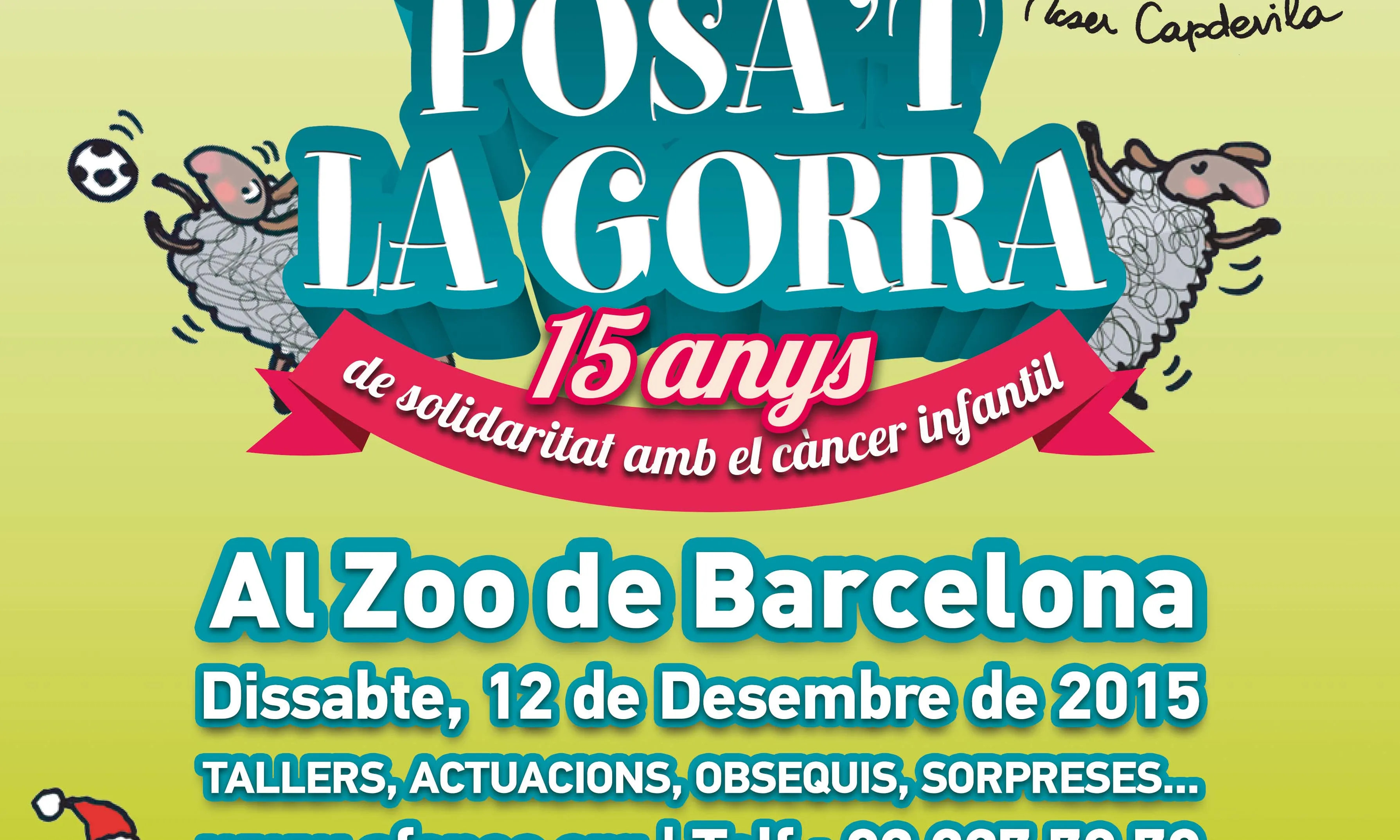 Cartell Posa't la Gorra!