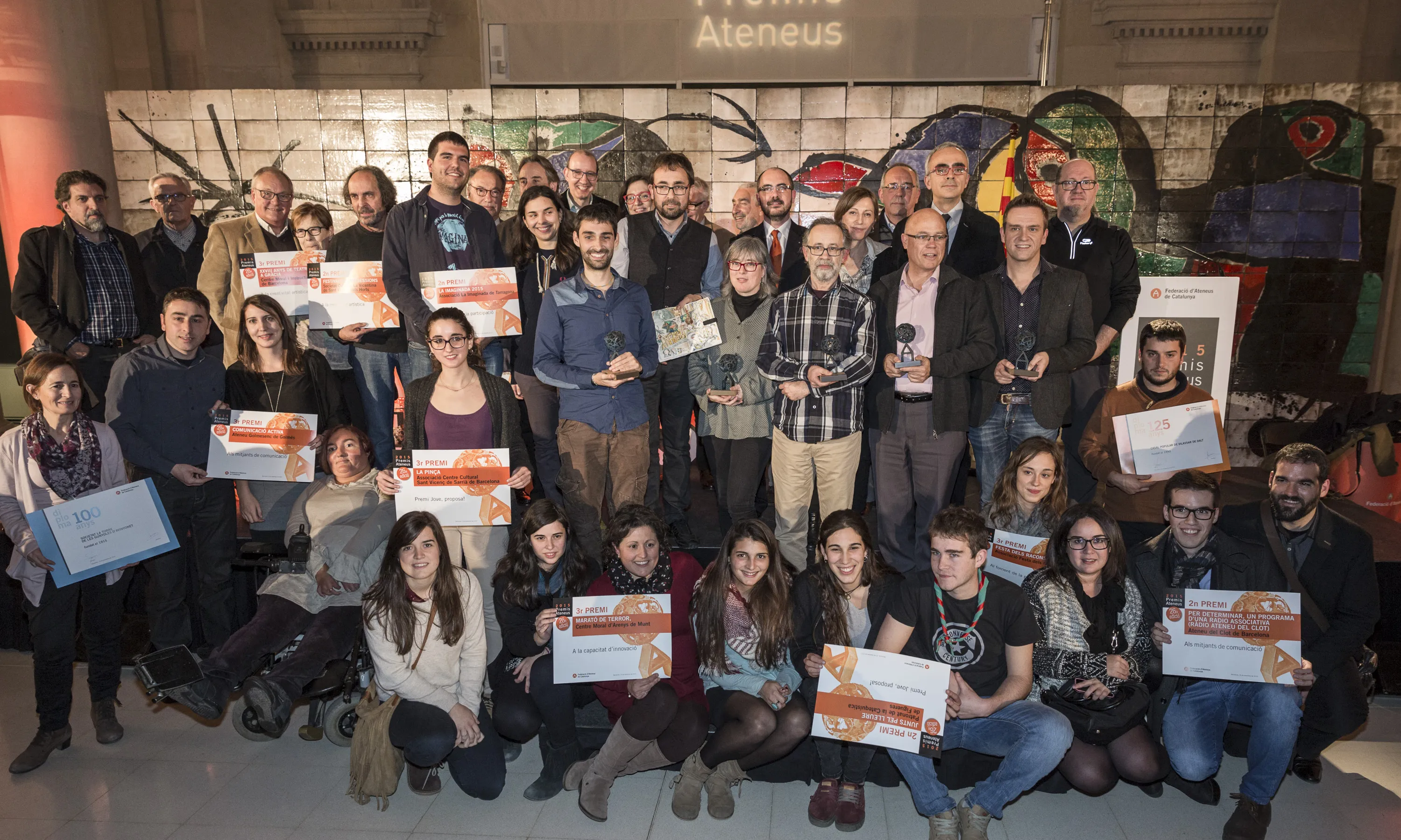 Premis Ateneus 2015 (foto: Toni Galitó)