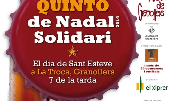 Cartell del Quinto de Nadal de Granollers (Font: Xics de Granollers)