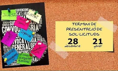 Convocatòria de subvencions 2016
