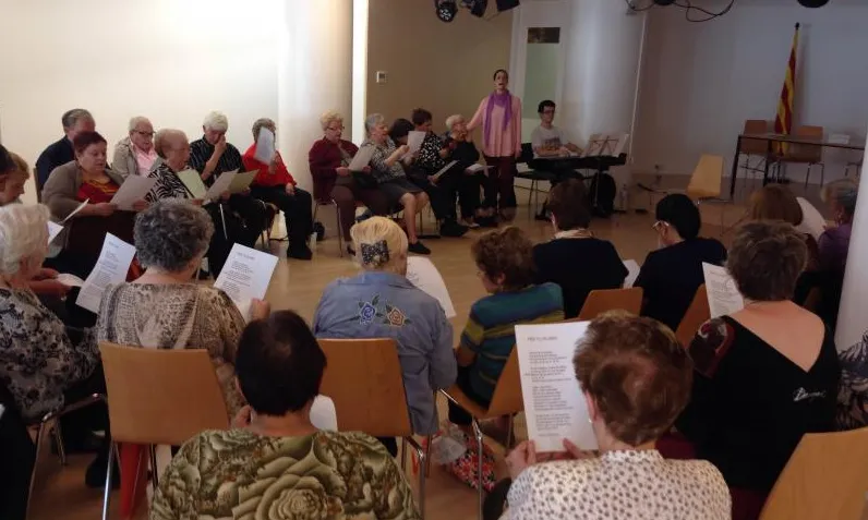 Activitat de musicoteràpia