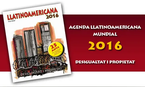 Portada de l'Agenda Llatinoamericana 2016