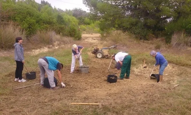 L'associació de voluntaris del Delta de l'Ebre realitza tasques de voluntariat ambiental al Delta (imatge: voluntarisPNDE)