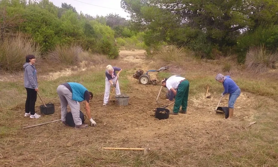 Jornada de plantació (imatge:voluntarisPNDE)