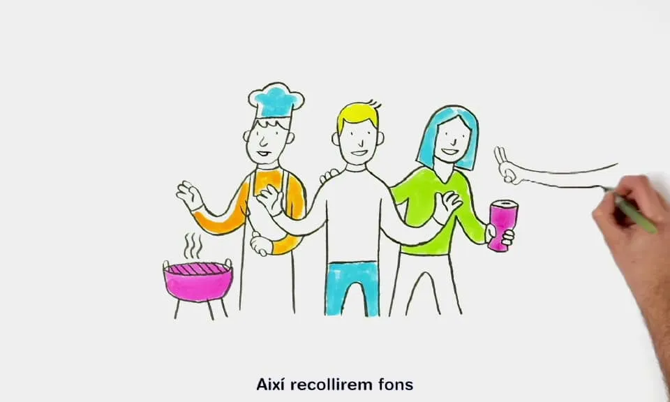 Imatge vídeo Gimcana Solidària. Font: Fundesplai 