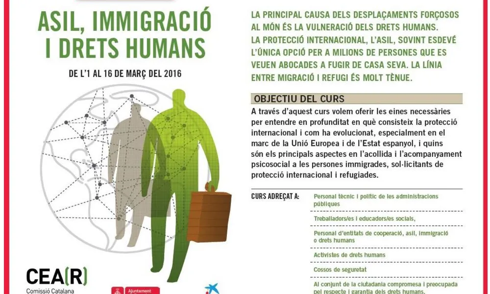 Curs sobre asil, immigració i drets humans