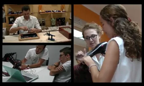 Fotograma del vídeo de Garantia Juvenil al web del programa