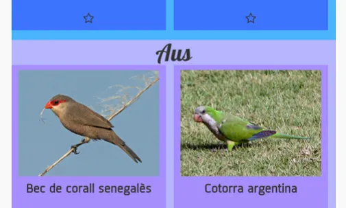 L'aplicació aporta una fitxa de cada espècie (imatge:iastracker)