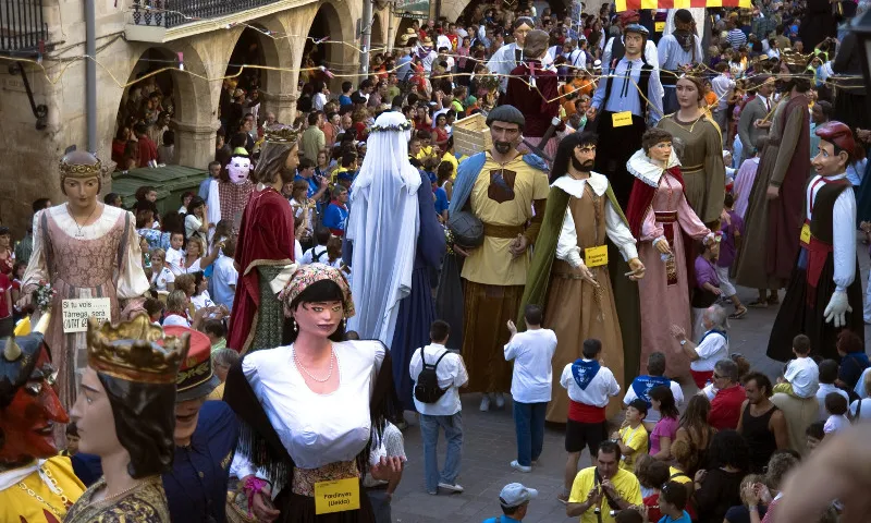 Gegants a la Festa Major de les Borges Blanques