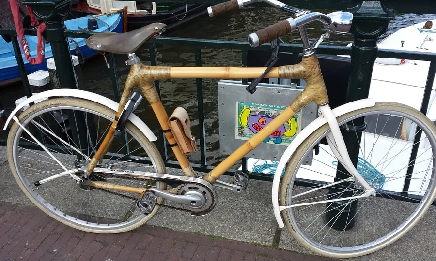 Bicicleta de bambú. Font: Pixabay