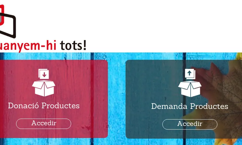 El programa Guanyem-hi tots! facilita l’accés d’estocs d’empreses i particulars a les entitats que ho necessitin