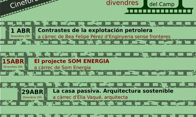 Cartell del cicle de cinefòrum "Selva Cine Viu" (imatge: Selva Cine Viu)