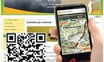 La xarxa de  senders del Ripollès, la Garrotxa i l'Alt Empordà és la base de l'app Itinerannia (imatge:itinerannia)