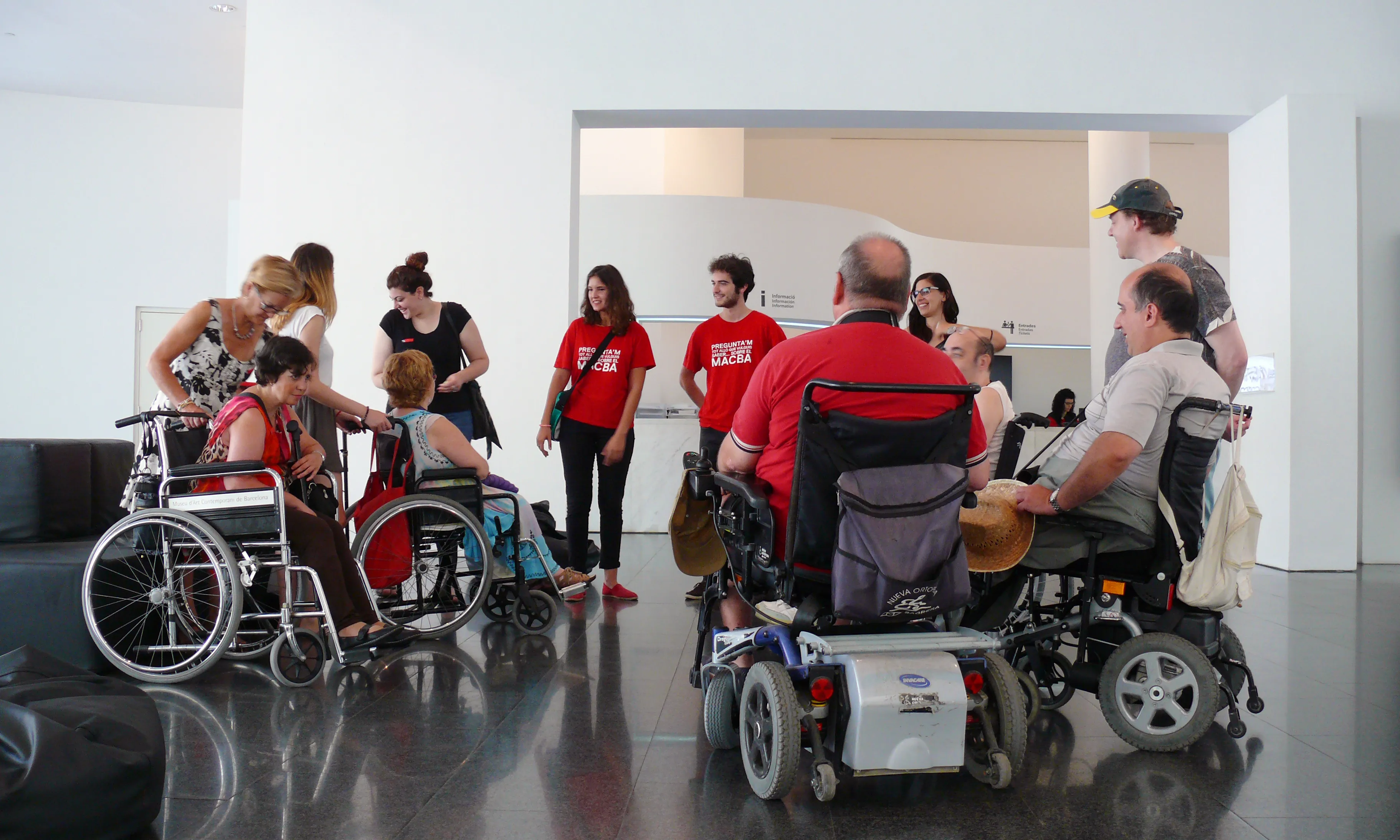 Apropa Cultura treballa per fer possible l'accessibilitat als principals equipaments culturals (Font: Apropa Cultura)