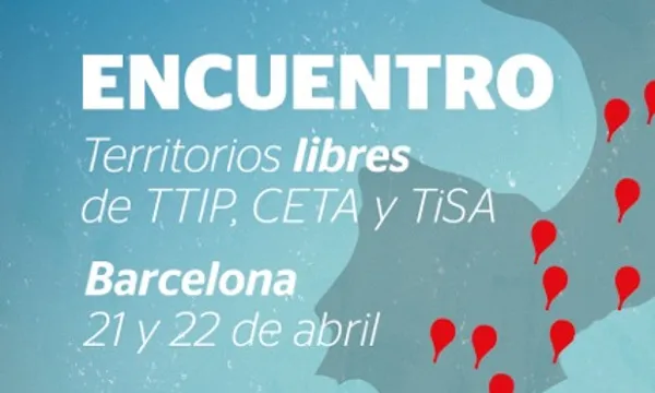 Trobada Europea de Municipis Lliures de TTIP, CETA i TISA. Font: Campanya No al TTIP