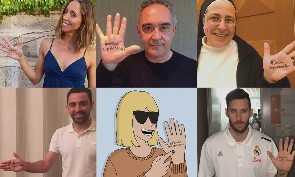 Diferents personalitats recolzen als 'imprescindibles' (Font: conlosimprescindibles.org)