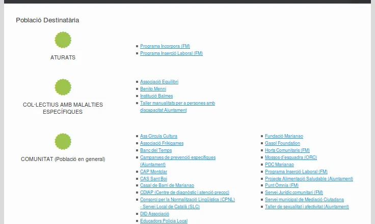 Captura de pantalla de la guia