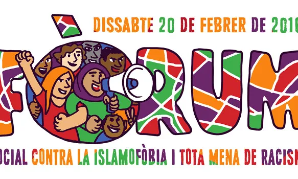 Imatge del Fòrum social contra la islamofòbia i tota mena de racisme / Font: Unitat Contra el Feixime i el Racisme 
