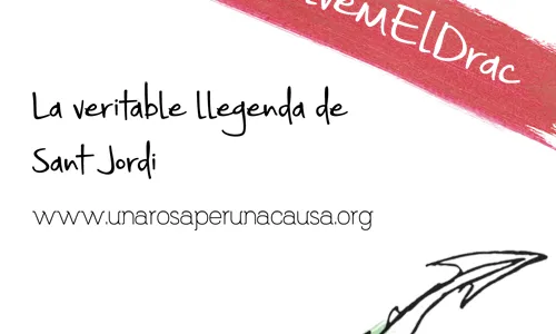 Imatge de la campanya de Sant Jordi 2016 (Font:fundacioires.org)