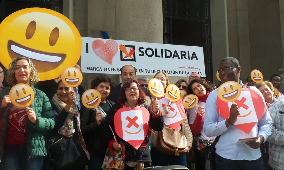 Campanya de la X Solidària. Font: Plataforma de ONG de Acción Social