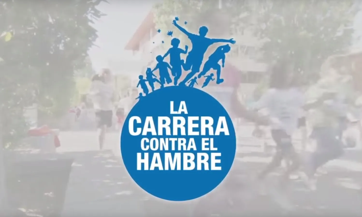 Logo de la Cursa contra la Fam. Font: Youtube