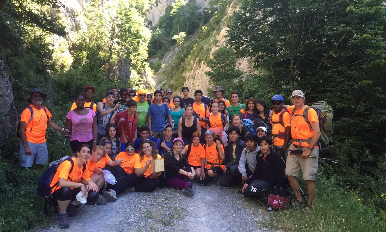 Caminar per ser part d'un repte de transformació social / Font: Transpirenaica Social i Solidària