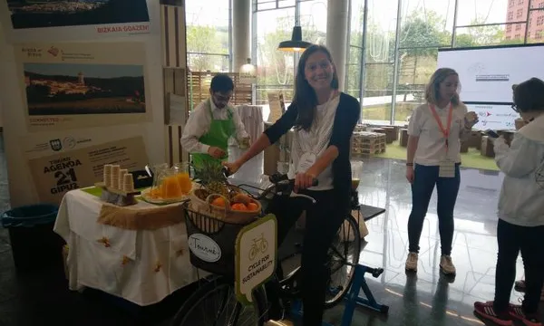 Escenes de la 8º conferència de ciutats i pobles sostenibles, el passat mes d'abril a Bilbao (imatge:  euggrowsmarter)