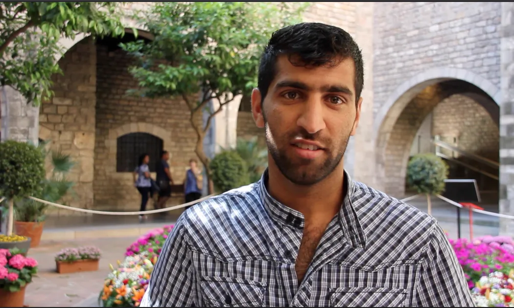 Shahid Ashraf, jove transpirinenc / Font: Transpirinenca Social i Solidària
