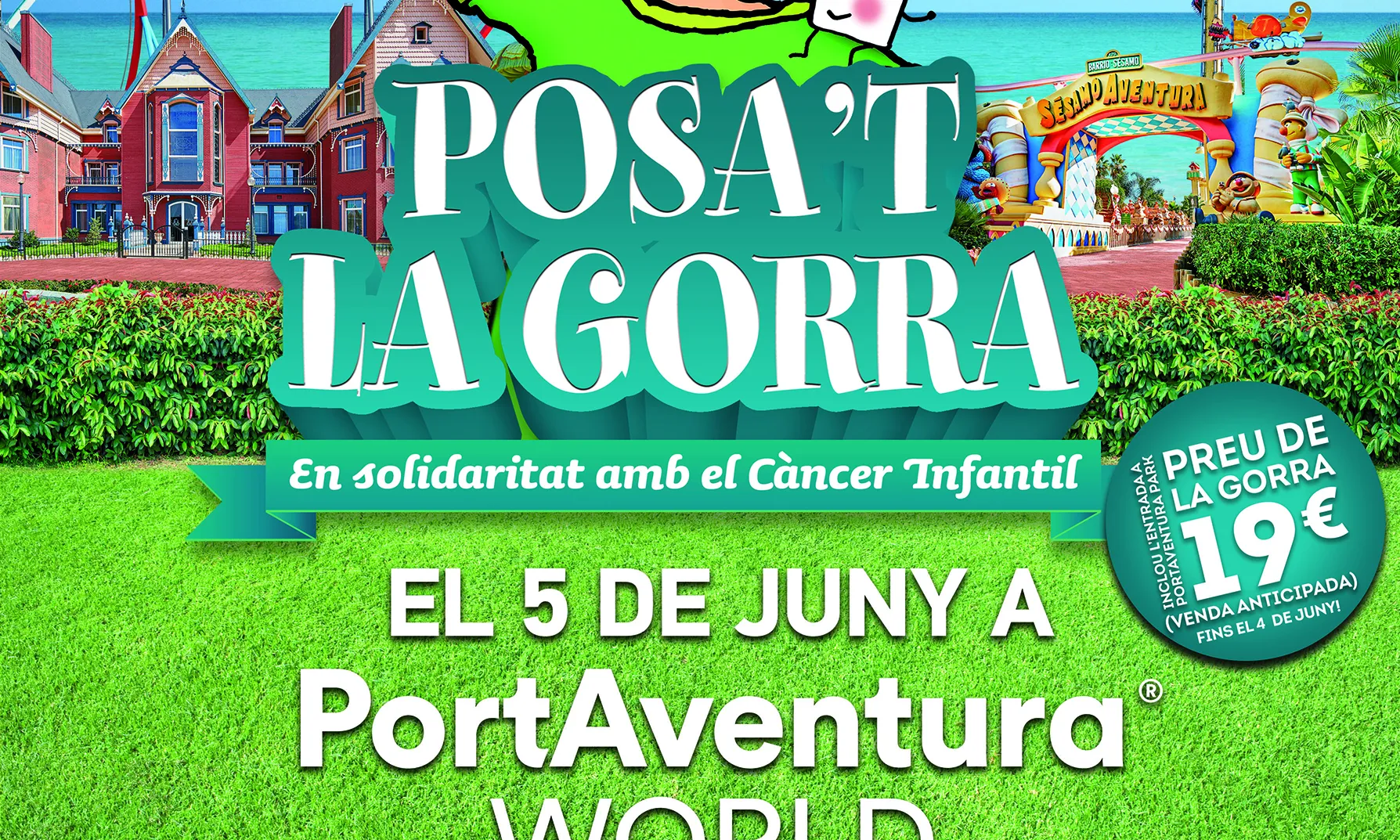 Cartell de la 14ª edició del 'Posa't la gorra' (Font: posatlagorra.org)