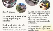 Els naturalistes de Girona organitzen un casal de natura a la Vall de Sant Daniel, segons els principis de l'educació lenta (naturalistes.org)