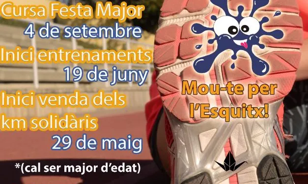 Cartell de la tercera edició del Mou-te per l'Esquitx.