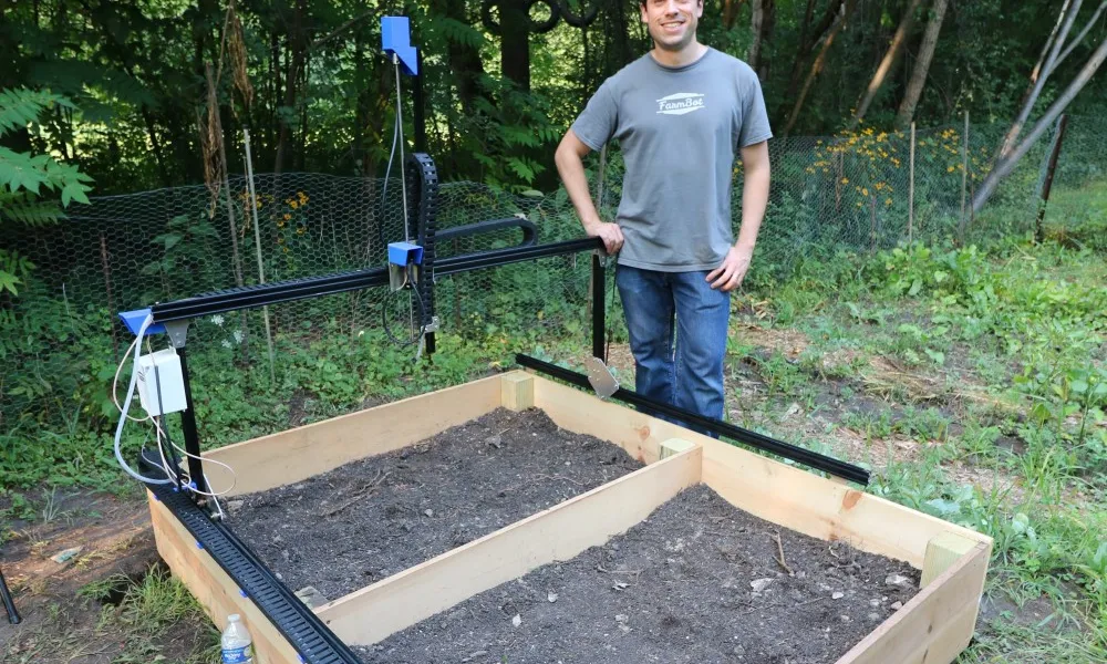 El projecte Farmbot consisteix en construir un hort totalment robotitzat. 
