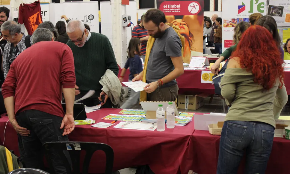 Paradetes a la Fira d'Economia Solidària del 2015. Font: Xarxanet.org