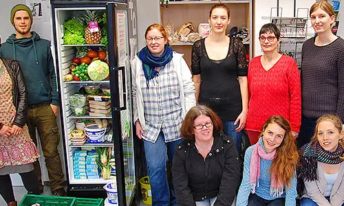 La plataforma alemanya Foodsharing permet compartir el menjar entre persones (imatge :darmstaedter-tagblatt.de) 