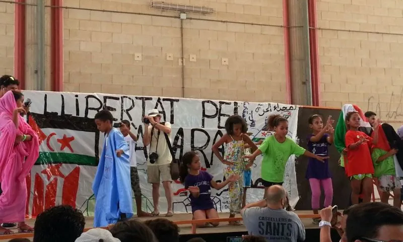Festa pels infants refugiats sahrauís acollits a Catalunya / Font: SCAPS