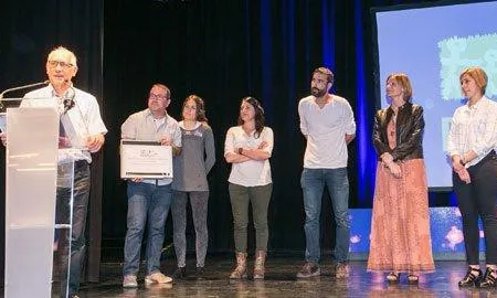 Un moment de l'entrega dels premis