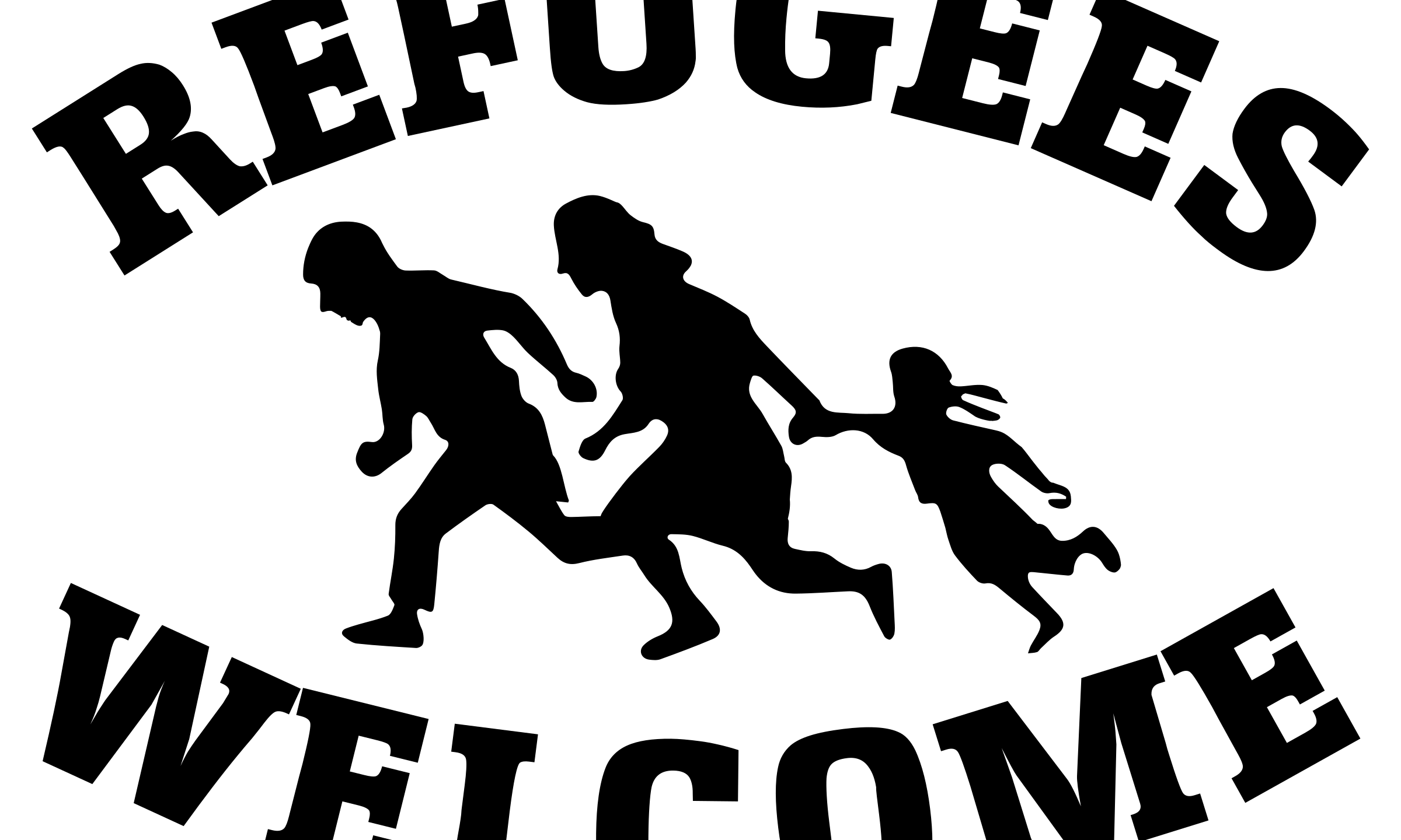 Imatge de la campanya Refugees welcome / Font: Refugees welcome