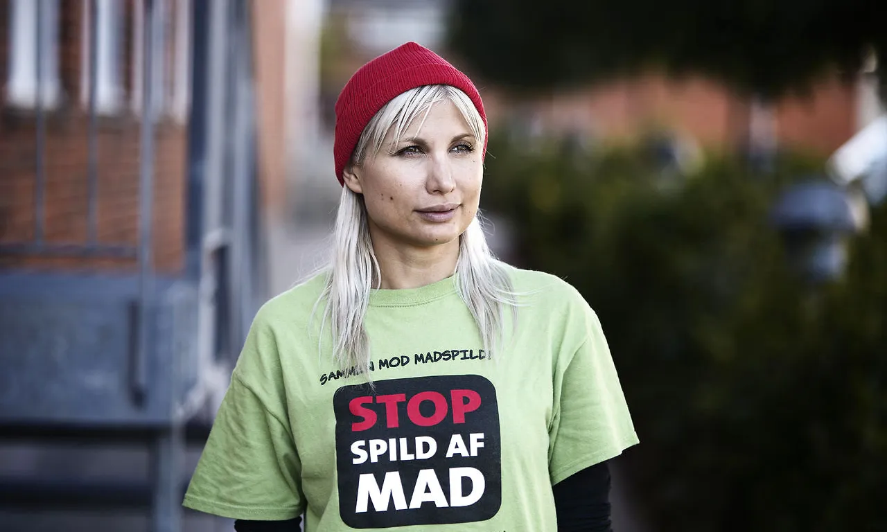 Selina Juul és una de les cares visibles del moviment danés Stop spild af mat (imatge: b.dk)