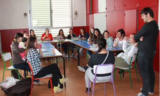 El projecte ofereix a les joves un itinerari formatiu. Font: Fundesplai